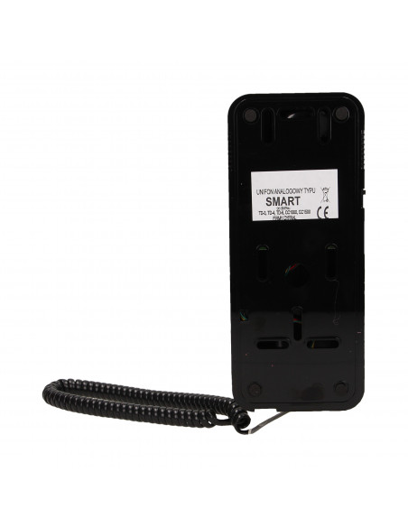 Unifon wielolokatorski do instalacji 2-żyłowych SMART, CYFRAL czarny