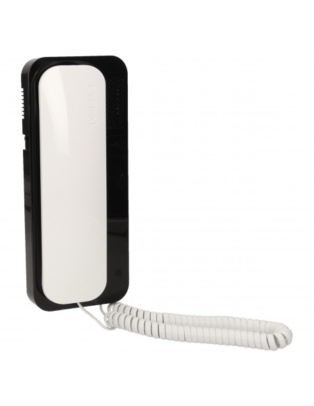 Unifon wielolokatorski do instalacji 2-żyłowych SMART, CYFRAL, biało-czarny