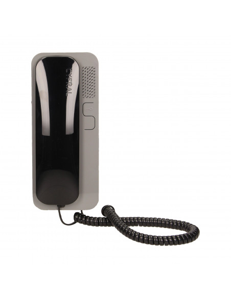 Unifon wielolokatorski do instalacji 2-żyłowych SMART, CYFRAL, czarno-szary