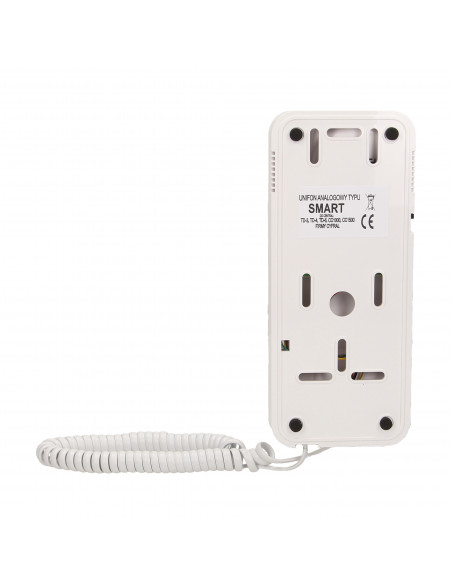 Unifon wielolokatorski do instalacji 2-żyłowych SMART, CYFRAL, szaro-biały