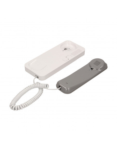 Unifon wielolokatorski do instalacji 2-żyłowych SMART, CYFRAL, szaro-biały