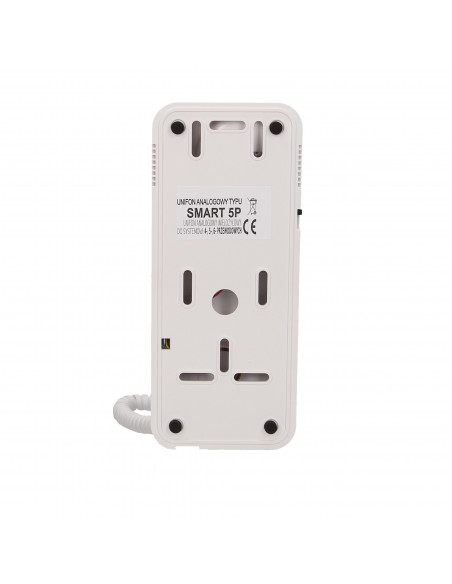 Unifon wielolokatorski do instalacji 4,5,6-żyłowych SMART 5P, CYFRAL, biały