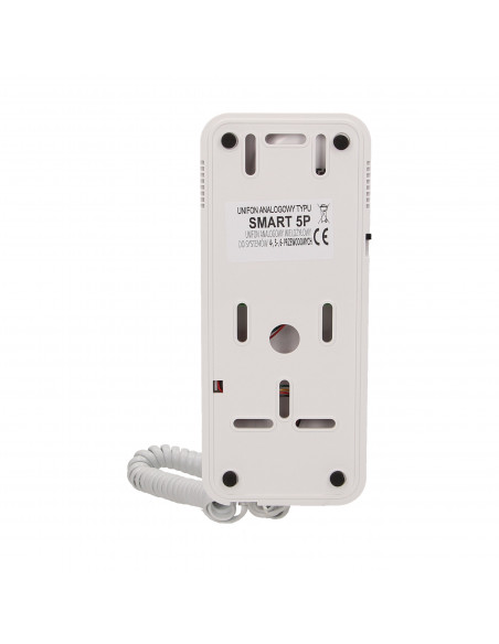 Unifon wielolokatorski do instalacji 4,5,6-żyłowych SMART 5P, CYFRAL, szaro-biały