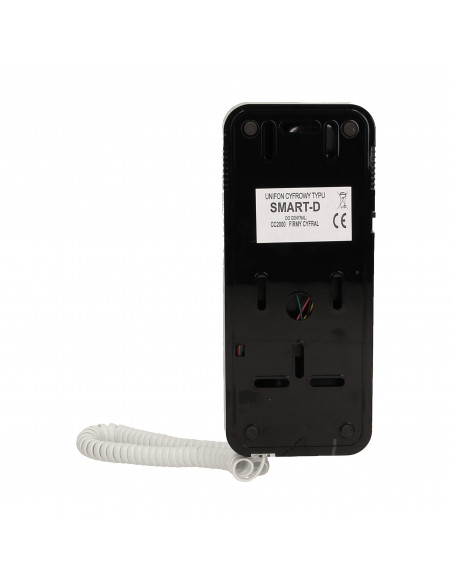 Unifon wielolokatorski do instalacji cyfrowych SMART D, CYFRAL, biało-czarny