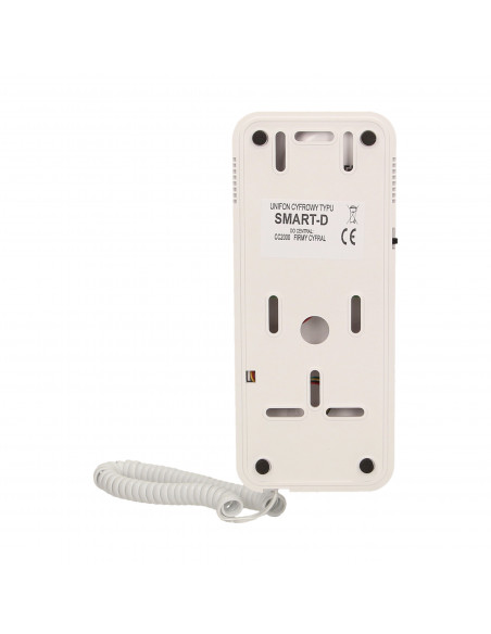 Unifon wielolokatorski do instalacji cyfrowych SMART D, CYFRAL,  szaro-biały