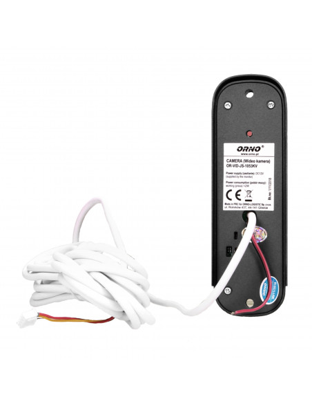  Zestaw wideodomofonowy bezsłuchawkowy, kolor, 7" LCD, pin hole, pamięć, z czytnikiem breloków zbliżeniowych,...