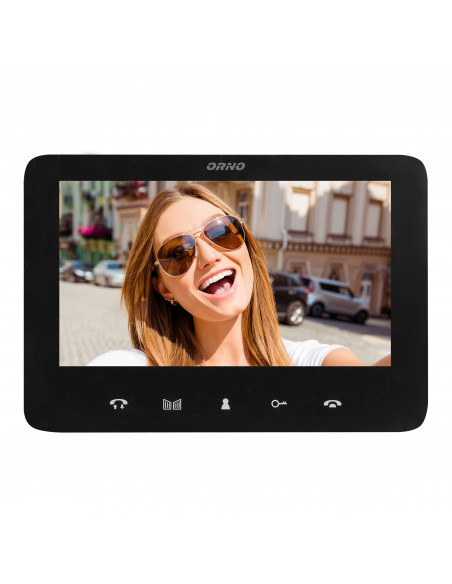  Zestaw wideodomofonowy bezsłuchawkowy, kolor,  LCD 7", z czytnikiem breloków zbliżeniowych, interkom, podtynkowy,...