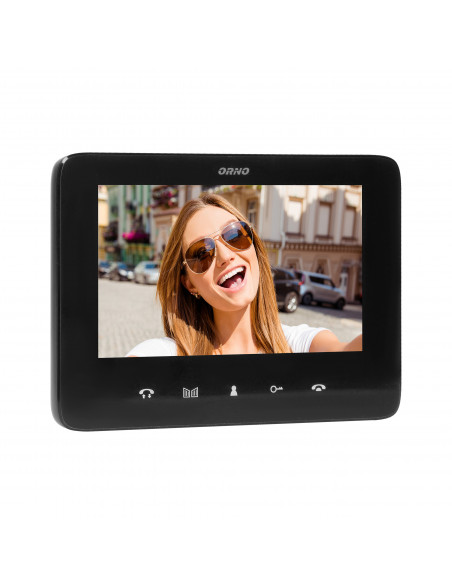  Zestaw wideodomofonowy bezsłuchawkowy, kolor,  LCD 7", z czytnikiem breloków zbliżeniowych, interkom, podtynkowy,...