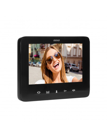  Zestaw wideodomofonowy bezsłuchawkowy, kolor,  LCD 7", z czytnikiem breloków zbliżeniowych, interkom, podtynkowy,...