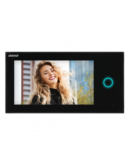  Zestaw wideodomofonowy, bezsłuchawkowy, kolor, LCD 7", dotykowy, menu OSD, WI-FI + APP na telefon, sterowanie bramą,...