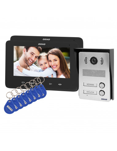  Zestaw wideodomofonowy 2-rodzinny...