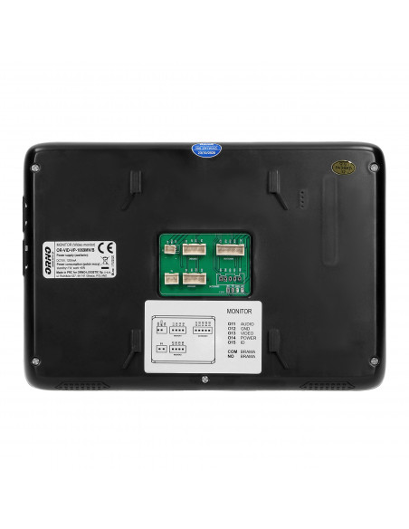  Zestaw wideodomofonowy 2-rodzinny bezsłuchawkowy, kolor,  LCD 7", z czytnikiem breloków zbliżeniowych, interkom,...