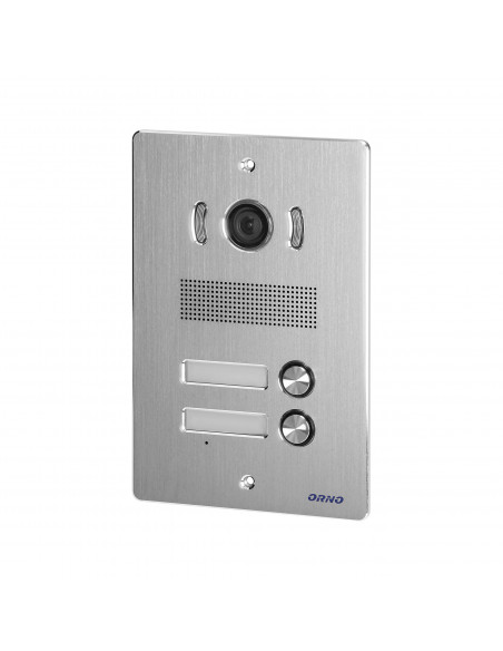  Zestaw wideodomofonowy 2-rodzinny bezsłuchawkowy, kolor,  LCD 7", z czytnikiem breloków zbliżeniowych, interkom,...