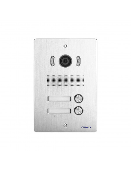  Zestaw wideodomofonowy 2-rodzinny bezsłuchawkowy, kolor,  LCD 7", z czytnikiem breloków zbliżeniowych, interkom,...