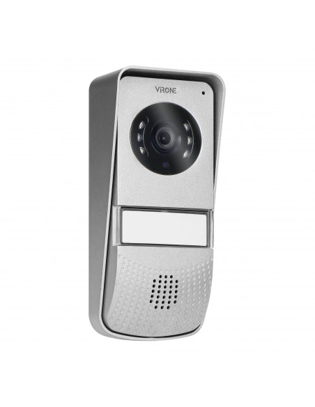 Zestaw wideodomofonowy bezsłuchawkowy, kolor, 4,3" LCD,  z czytnikiem breloków zbliżeniowych, czarny, ENIF RFID