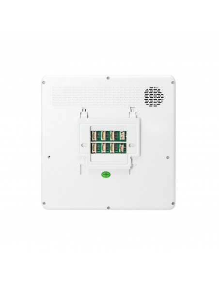Bezsłuchawkowy zestaw wideo domofonowy CETI, monitor 7" z kartą pamięci TF, czytnikiem kart i breloków, IP44
