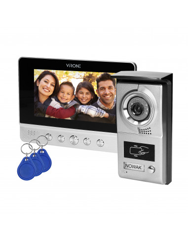 Zestaw wideodomofonowy z czytnikiem...