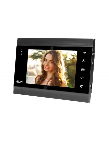  Zestaw wideo domofonowy VIFIS Full HD, bezsłuchawkowy, monitor 7" LCD,  menu OSD, kamera Full HD 1080P, z szyfratorem i...