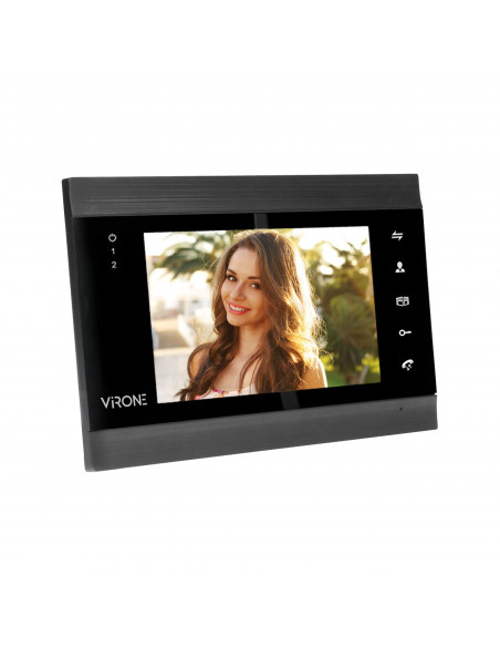  Zestaw wideo domofonowy VIFIS Full HD, bezsłuchawkowy, monitor 7" LCD,  menu OSD, kamera Full HD 1080P, z szyfratorem i...
