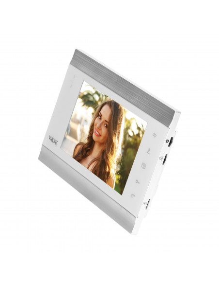  Zestaw wideo domofonowy VIFIS Full HD, bezsłuchawkowy, monitor 7" LCD,  menu OSD, kamera Full HD 1080P, z szyfratorem i...