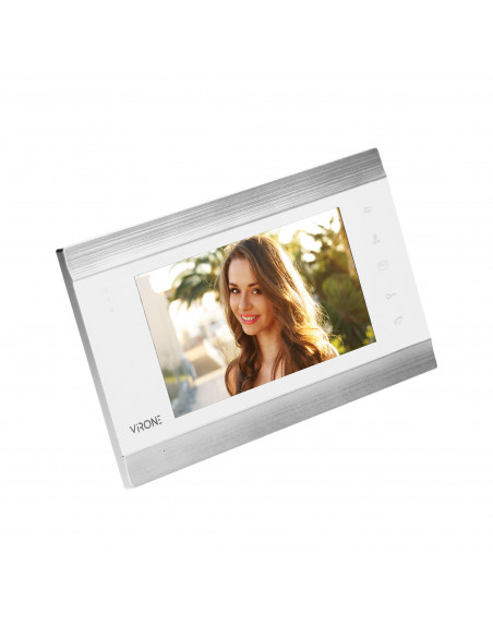  Zestaw wideo domofonowy VIFIS Full HD, bezsłuchawkowy, monitor 7" LCD,  menu OSD, kamera Full HD 1080P, z szyfratorem i...