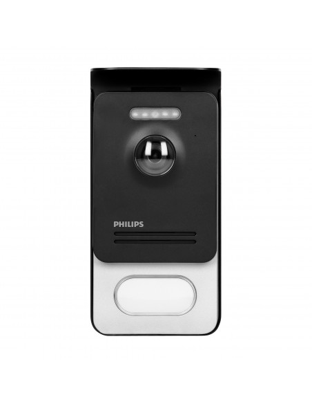Philips WelcomeEye Compact,  Zestaw wideodomofonowy, bezsłuchawkowy, kolor, LCD 4,3", menu OSD, sterowanie bramą