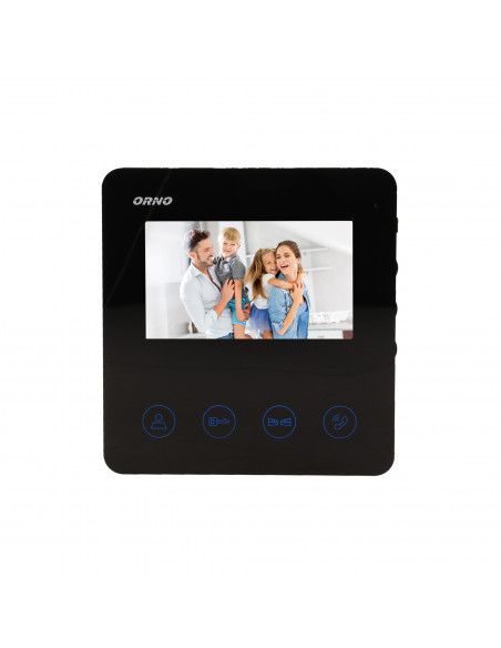 Wideo monitor bezsłuchawkowy, kolorowy, LCD 4,3", do zestawu z serii DUX, otwieranie bramy