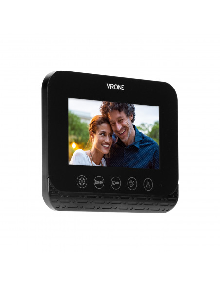 Wideo monitor bezsłuchawkowy, kolorowy, LCD 4,3", do zestawu z serii ENIF, otwieranie bramy