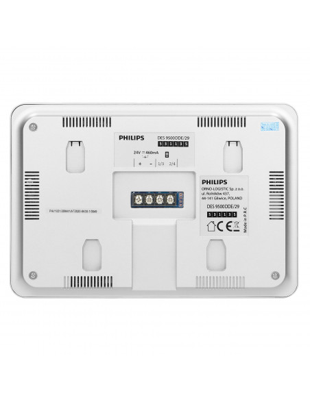  Monitor Philips WelcomeEye AddComfort do rozbudowy zestawów z serii WelcomeEye Comfort, 7" ekran, sterowanie bramą,...