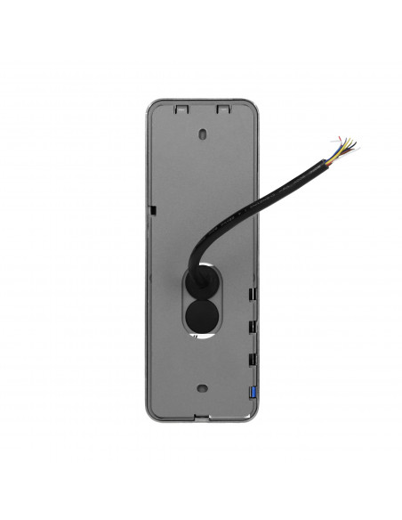 Zestaw wideodomofonowy, bezsłuchawkowy, kolor,  LCD 7", menu OSD, sterowanie bramą, czarny NOVEO