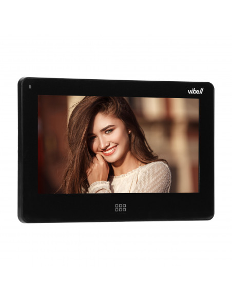  Zestaw wideodomofonowy, bezsłuchawkowy kolor, LCD 7", dotykowy, menu OSD, pamięć, gniazdo na kartę SD, DVR,...