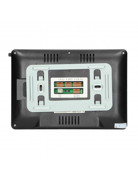  Zestaw wideodomofonowy, bezsłuchawkowy, kolor,  LCD 7", menu OSD, sterowanie bramą, z szyfratorem i RFID,  czarny,...