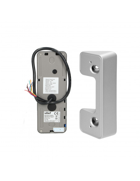  Zestaw wideodomofonowy, bezsłuchawkowy, kolor,  LCD 7", menu OSD, sterowanie bramą, z szyfratorem i RFID,  czarny,...