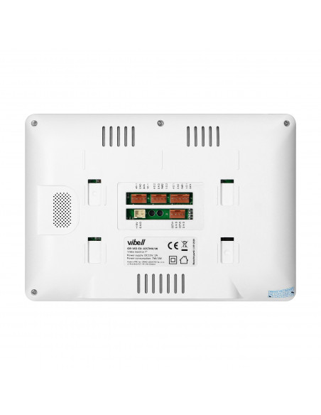 Wideo monitor bezsłuchawkowy, kolorowy,  LCD 7” do zastosowania w systemach VIBELL, biały