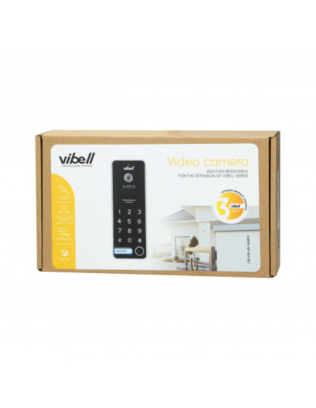 Wideo kaseta 1-rodzinna z kamerą i  szyfratorem, do zastosowania w systemach VIBELL