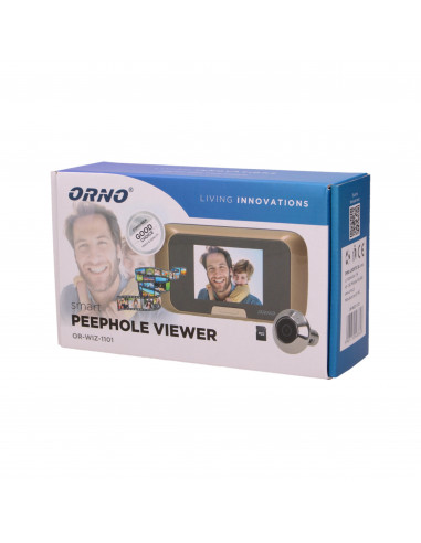 Elektroniczny wizjer do drzwi 3,2" z...