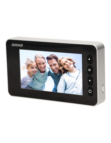  Elektroniczny wizjer do drzwi 4,7" z funkcją nagrywania na kartę Micro SD, czujnikiem ruchu i menu w 9 językach,...