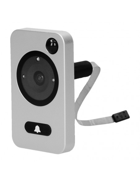  Elektroniczny wizjer do drzwi 4,7" z funkcją nagrywania na kartę Micro SD, czujnikiem ruchu i menu w 9 językach,...