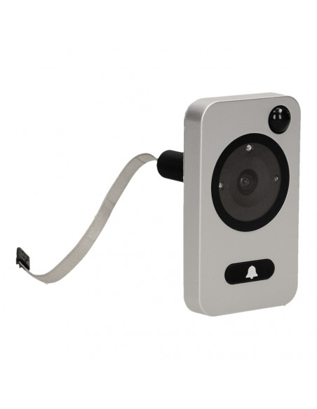  Elektroniczny wizjer do drzwi 4,7" z funkcją nagrywania na kartę Micro SD, czujnikiem ruchu i menu w 9 językach,...