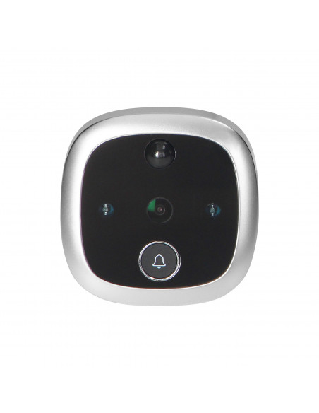  Elektroniczny wizjer do drzwi z wbudowanym czujnikiem ruchu oraz  wyświetlaczem LCD 4,3 cala, funkcja nagrywania na...