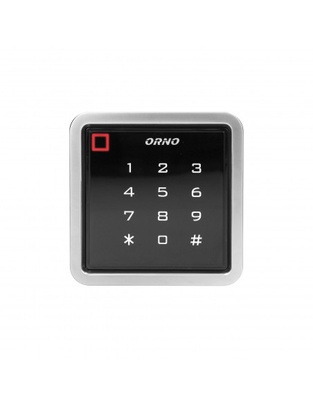 Zamek szyfrowy dotykowy z czytnikiem kart i breloków zbliżeniowych, IP68, 1 przekaźnik 3A