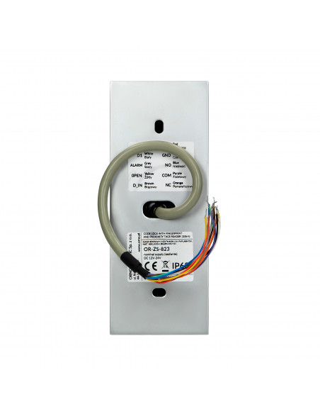  Zamek szyfrowy hermetyczny z czytnikiem kart i breloków zbliżeniowych oraz czytnikiem linii papilarnych, IP68, 1...