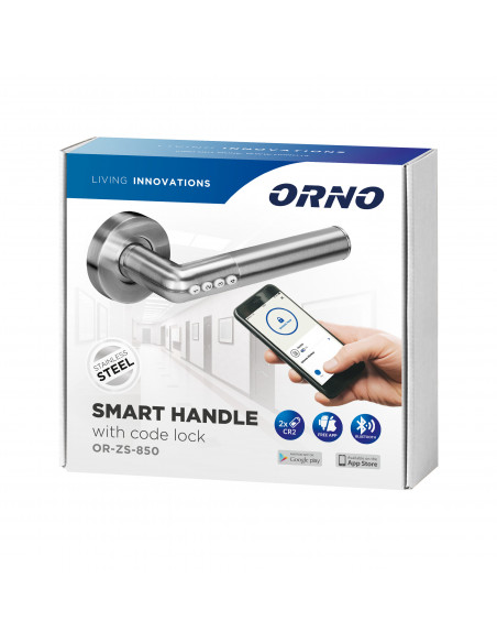 Klamka z zamkiem szyfrowym IP44, Otwieranie na PIN i Bluetooth