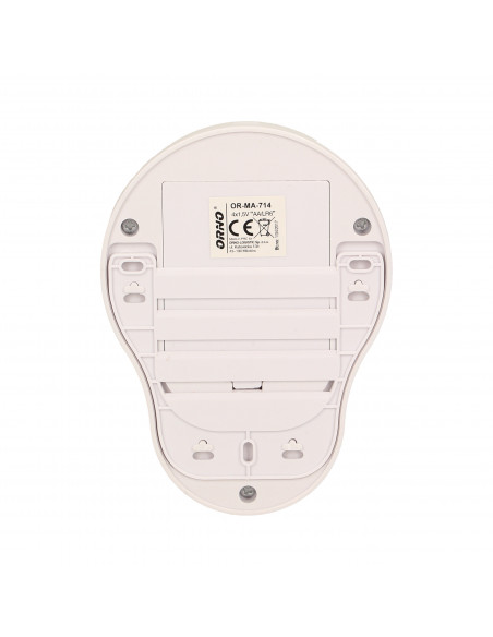 Mini alarm bezprzewodowy sufitowy z wbudowaną syreną sterowany pilotem, 5m, bateryjny