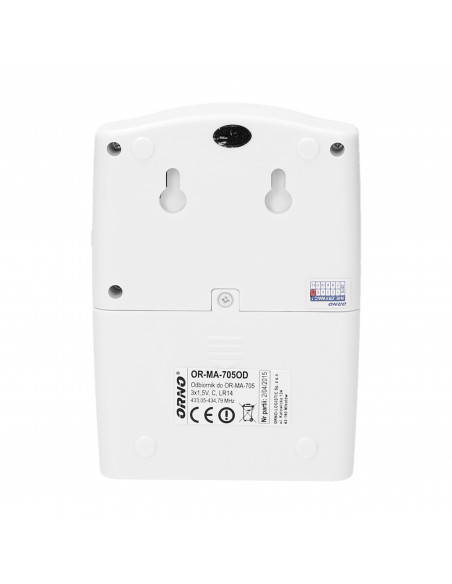 Zestaw czujników ruchu z sygnalizacją bezprzewodową, IP44,120m, learning system, bateryjny