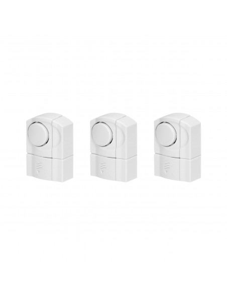 Zestaw mini alarmów okienno - drzwiowych, 3 szt., bateryjny