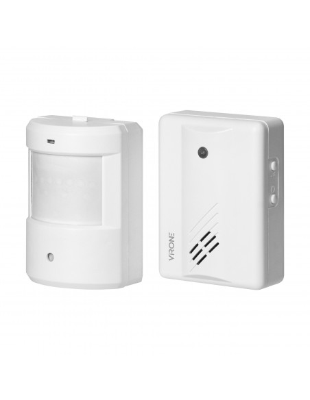 Czujnik ruchu z sygnalizacją bezprzewodową, 100m, bateryjny