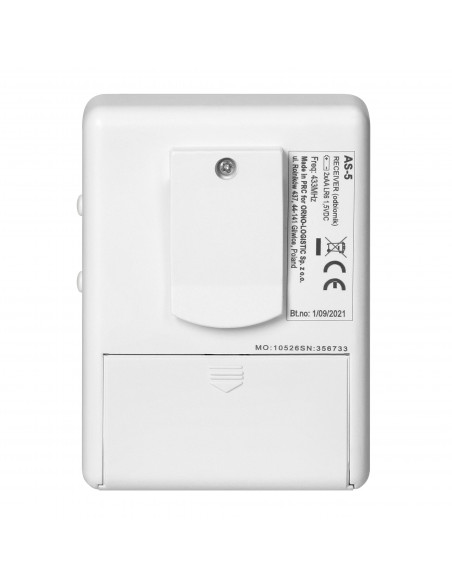 Czujnik ruchu z sygnalizacją bezprzewodową, 100m, bateryjny