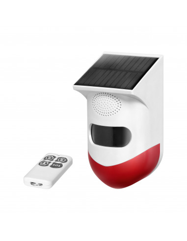 Alarm z wbudowaną syreną i baterią...