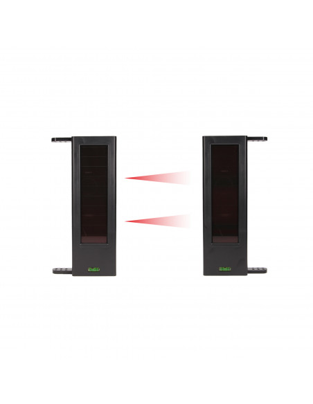 Solarna, zewnętrzna, 2-wiązkowa bariera podczerwieni 